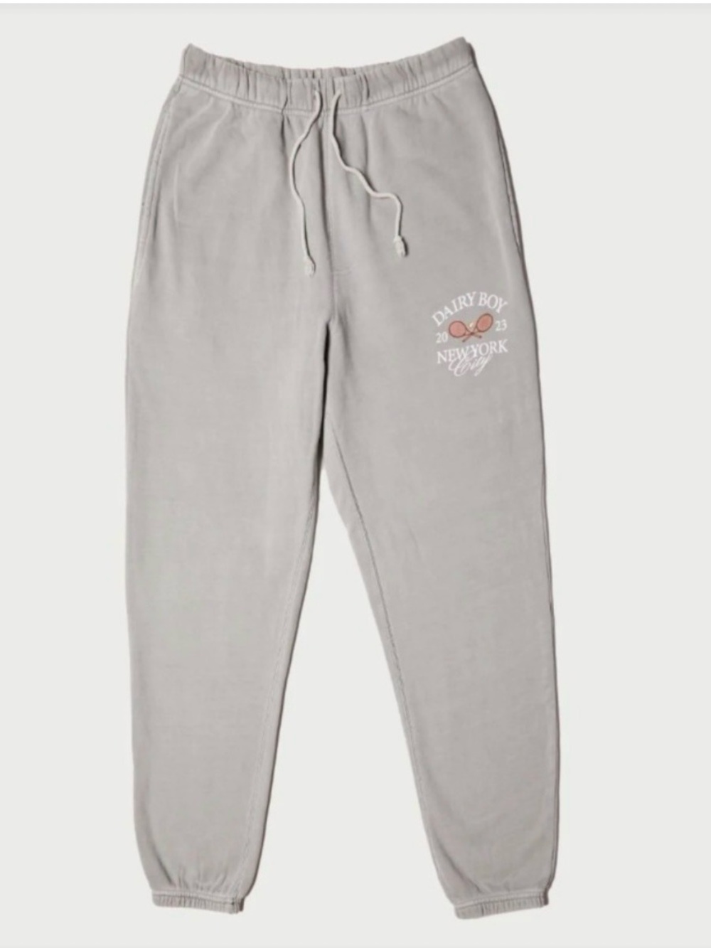Dairy Boy New York City 2023 Light Gray Jogger Sweatpants